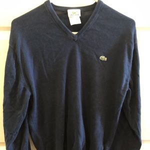 Lacoste navy blue sweater (made in France)